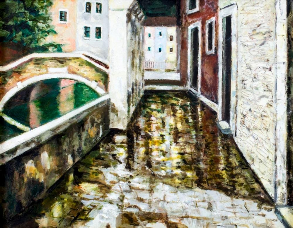 Alessandro Diani comparable auction result: sandro diani italy 1937 2017 oil painting