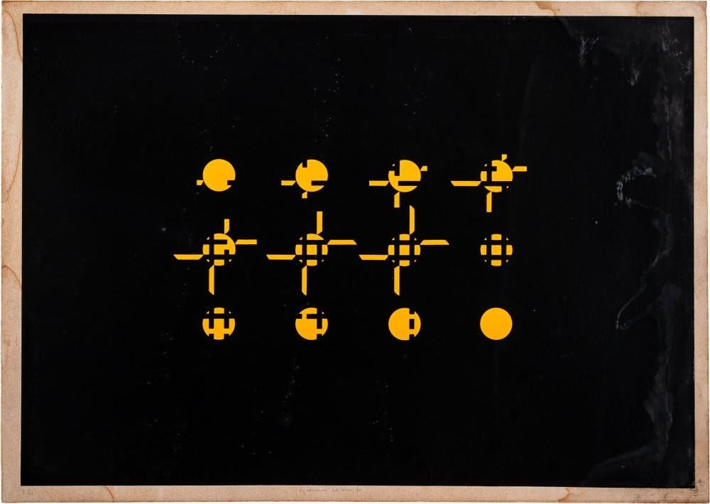 Gianni Colombo comparable auction result: gianni colombo untitled