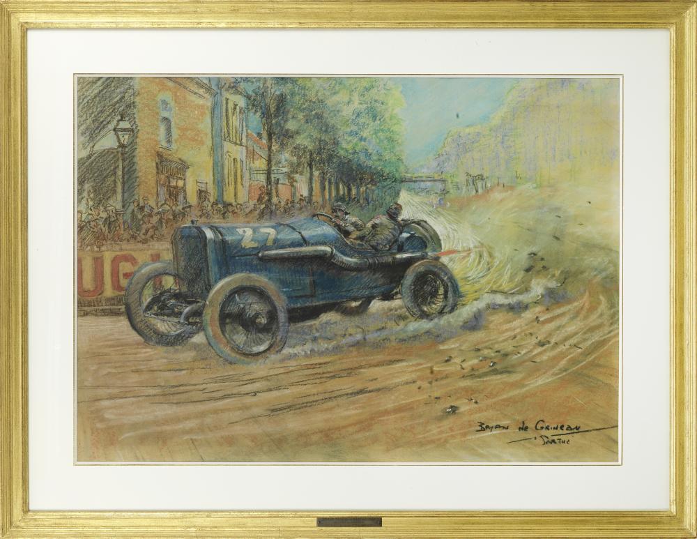 Bryan DeGrineau comparable auction result: bryan de grineau british 1883 1957 grand prix de le sarthe 1912