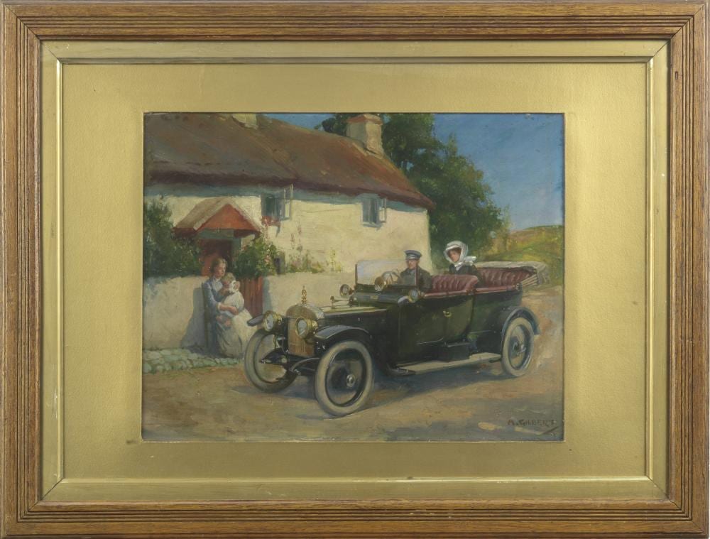 A. (1801) Gilbert comparable auction result: a gilbert queen alexandria s daimler tourer