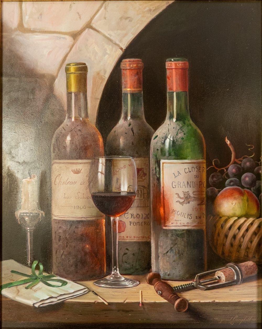 raymond campbell english b 1956 still life oil on board in gilt frame signed lower right size incl frame 69cm x 58cm height 49cm width 38 5cm courier or collection only · Potteries Auctions · 2025-11-08 Raymond Campbell comparable auction result: raymond campbell english b 1956 still life oil on board in gilt frame signed lower right size incl frame 69cm x 58cm height 49cm width 38 5cm courier or collection only