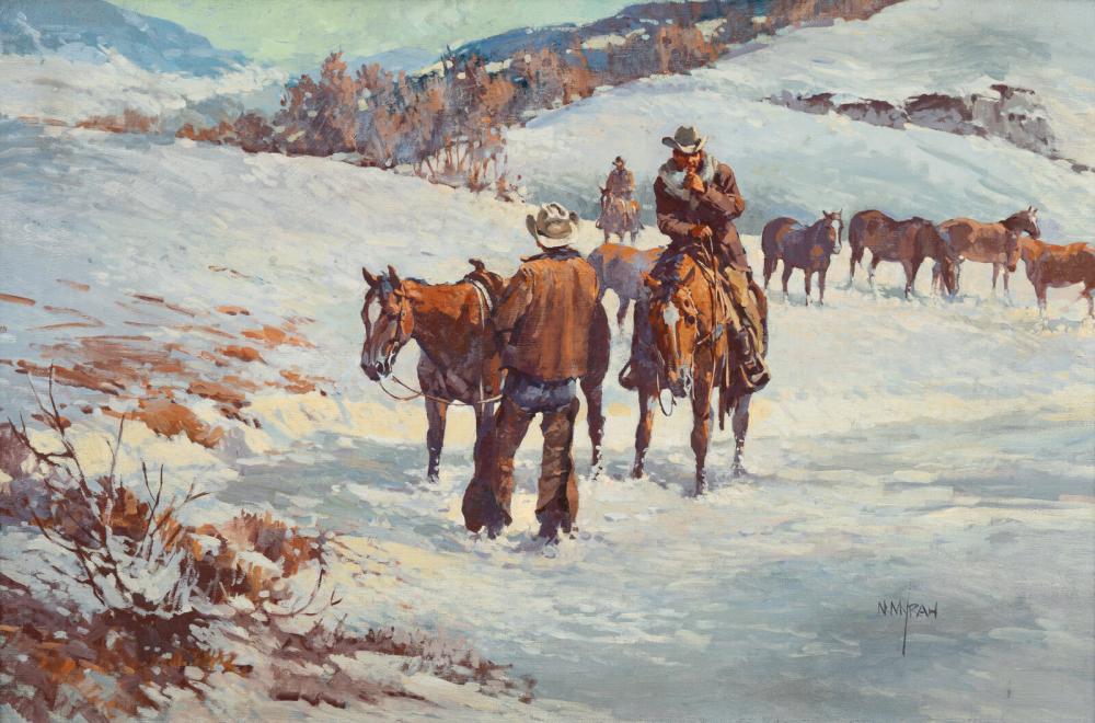 Newman Myrah comparable auction result: newman myrah canadian 1921 2010 high country winter