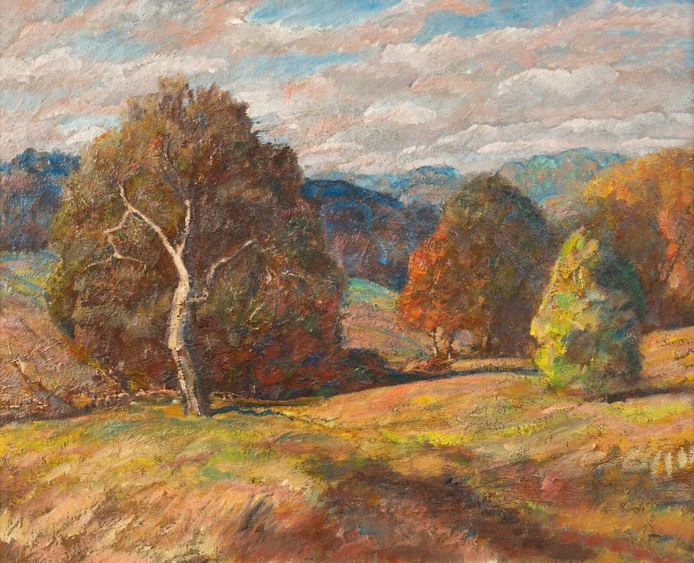 Harvey T. Dunn comparable auction result: harvey dunn american 1884 1952 autumn hills