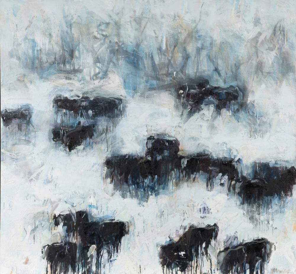 Theodore Waddell comparable auction result: theodore waddell american b 1941 willow creek angus 2 1993