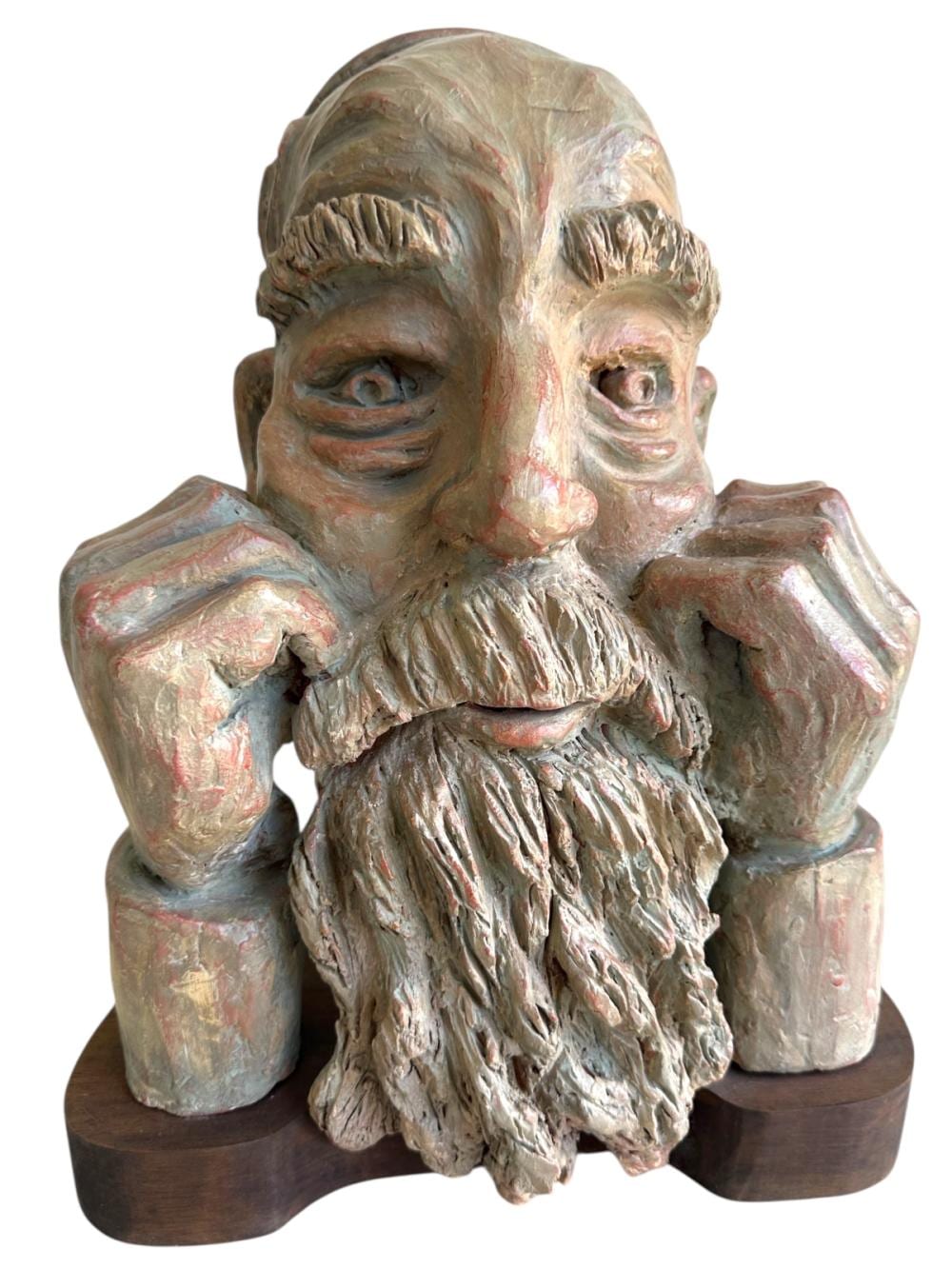 Alice Lumer comparable auction result: alice lumer american 1920 2012 rabbi sculpture