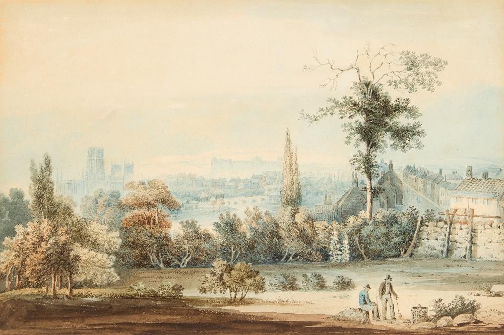 John Preston Neale comparable auction result: john preston neale british c 1770 80 1847 view of durham from the north east