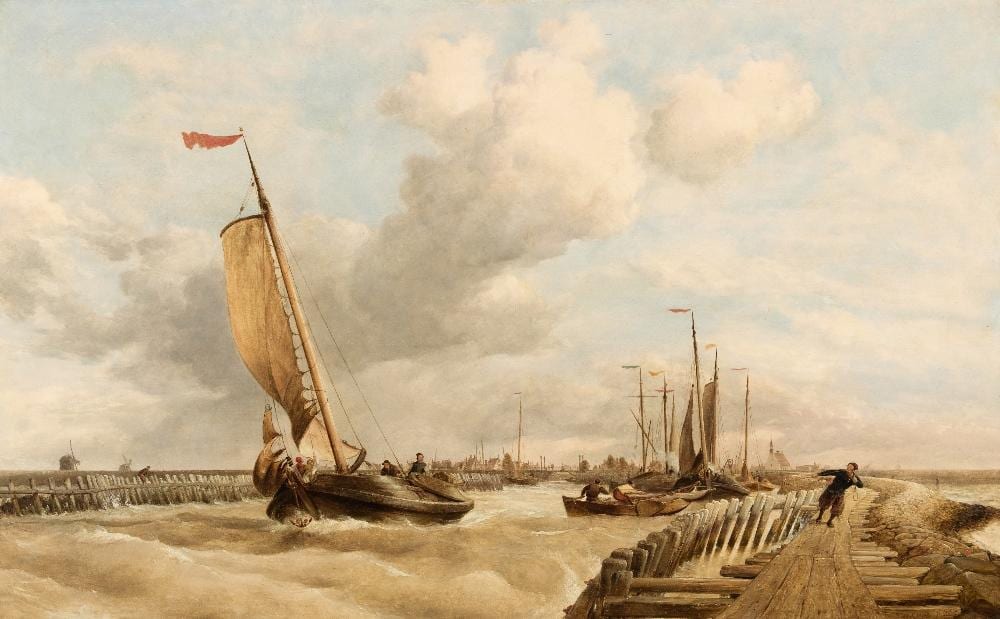 edward william cooke ra british 1811 1880 dutch fishermen warping their craft o · Roseberys · 2025-11-12 Edward William Cooke comparable auction result: edward william cooke ra british 1811 1880 dutch fishermen warping their craft o