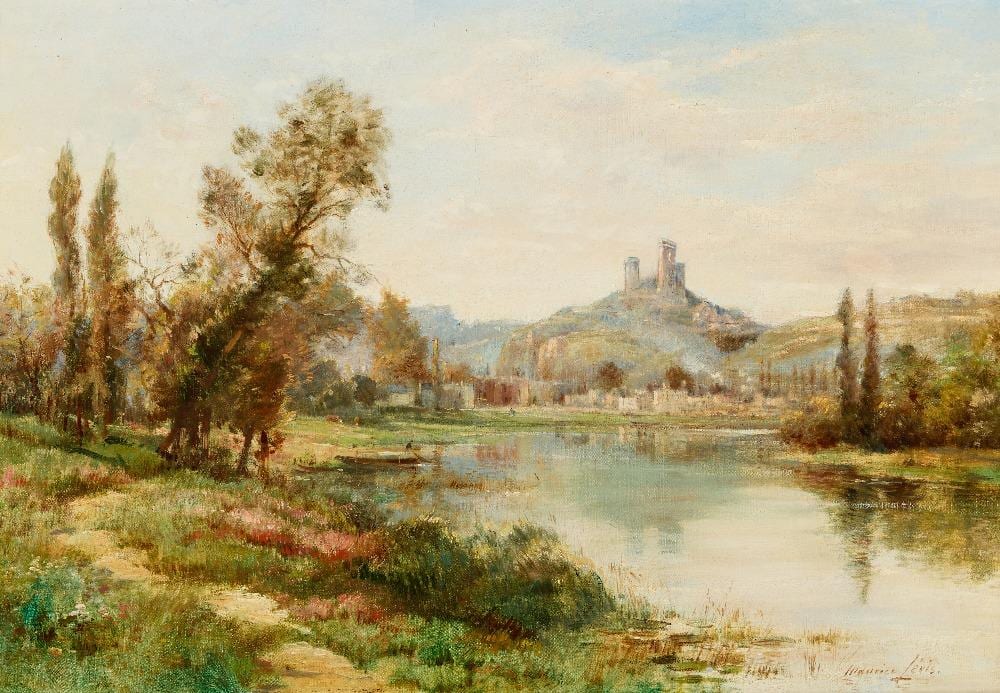 Maurice Lévis comparable auction result: maurice l vis french 1860 1940 on the loire oil on canvas signed m