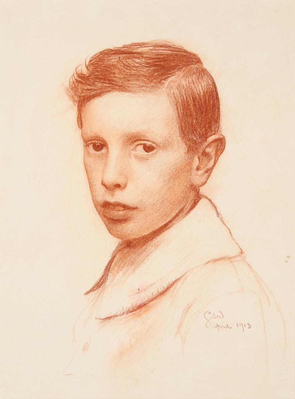 George Spencer Watson comparable auction result: george spencer watson ra roi british 1869 1934 portrait study of a boy bust le