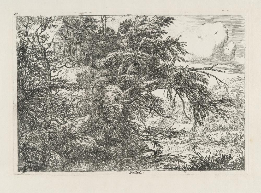 Jacob van Ruisdael comparable auction result: jacob van ruisdael 1628 29 haarlem 1682 the cottage on the hill