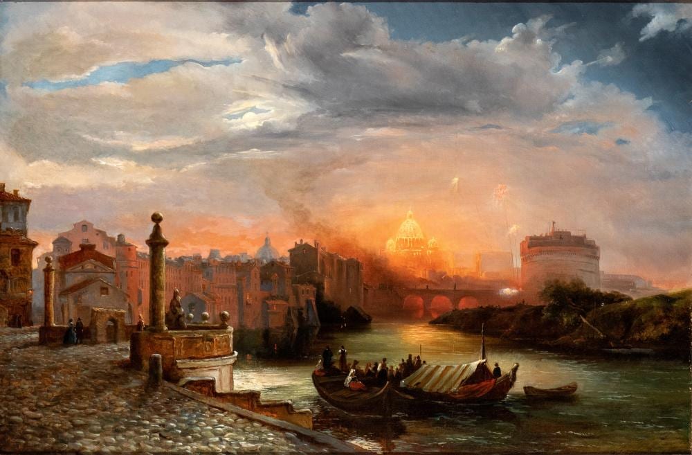Franz Ludwig Catel comparable auction result: franz ludwig catel attribuito a berlino 1778 roma 1856