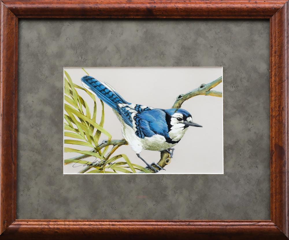 Art LaMay comparable auction result: art lamay b 1938 watercolor on paper board