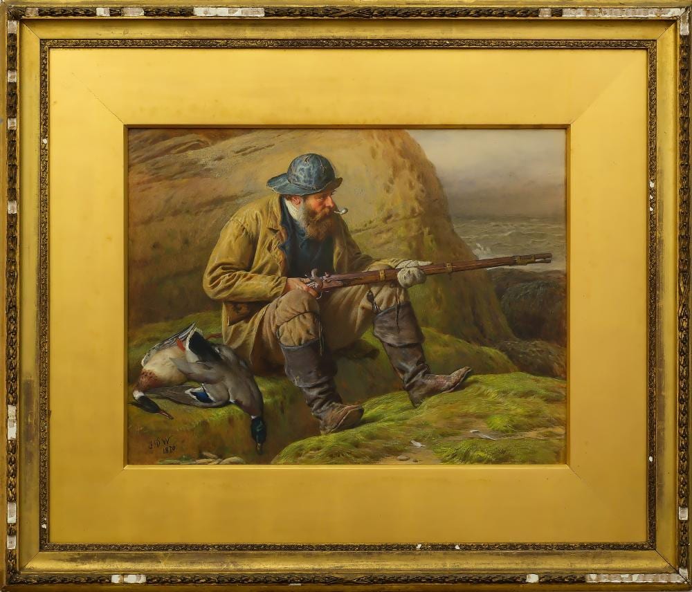 John Dawson Watson comparable auction result: john dawson watson watercolor and gauche on paper