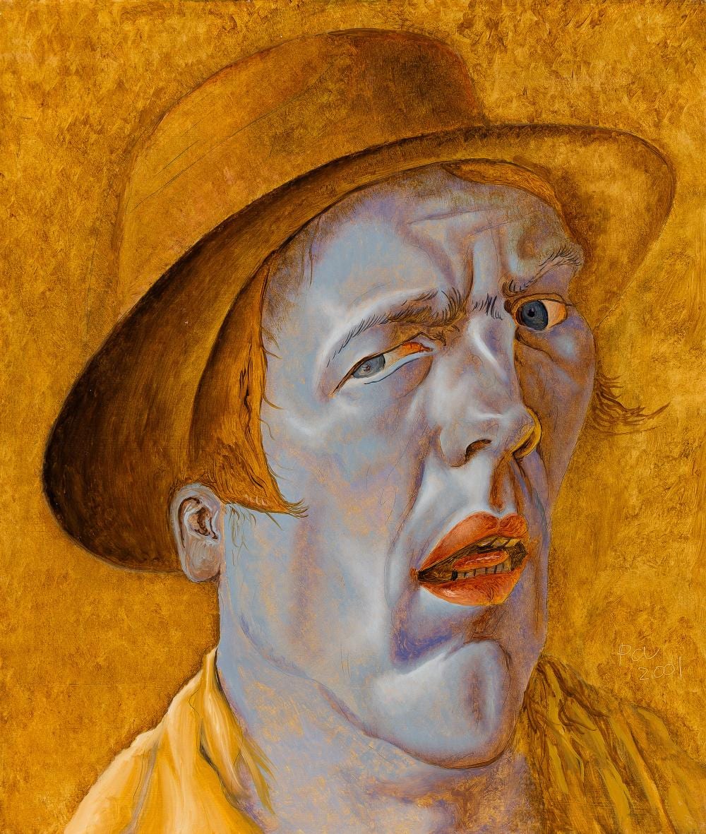 Philip Akkermann comparable auction result: philip akkermann b 1957 self portrait no 125 2001