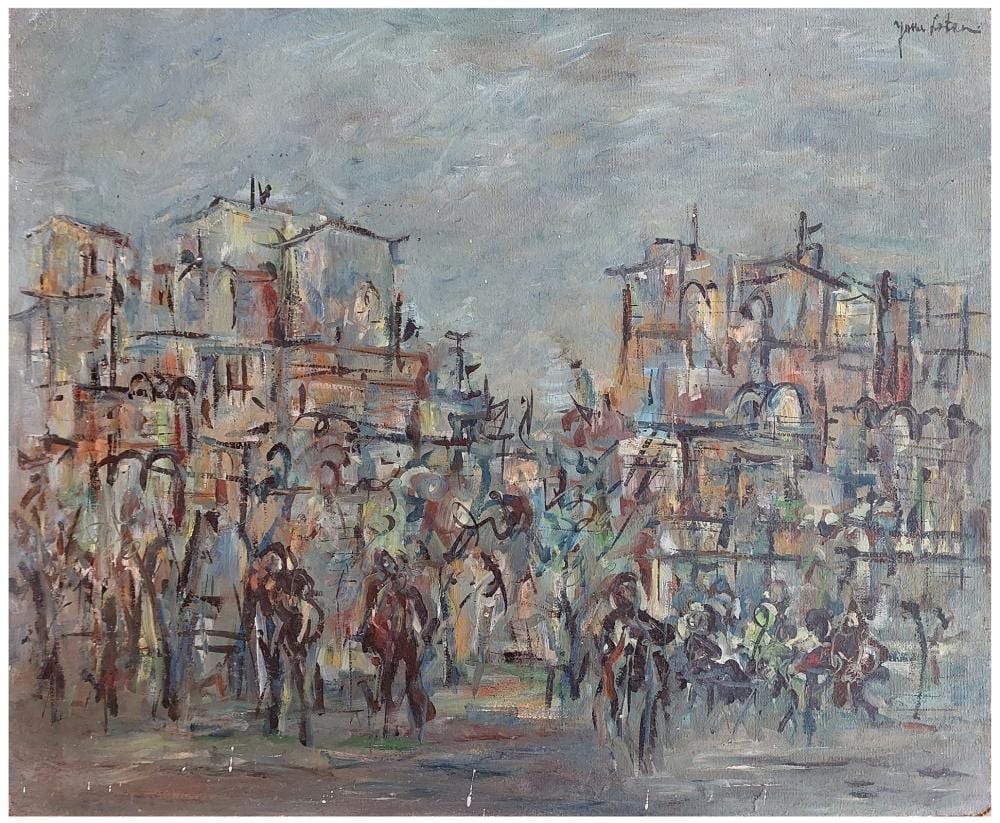 Yona Lotan comparable auction result: yona lotan israeli french 1926 1998