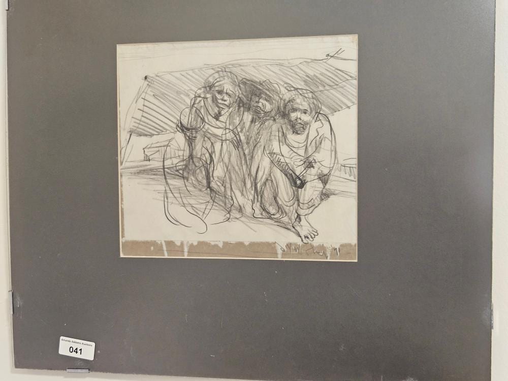 James Wigley comparable auction result: james wigley australian 1918 1999 seated aborig