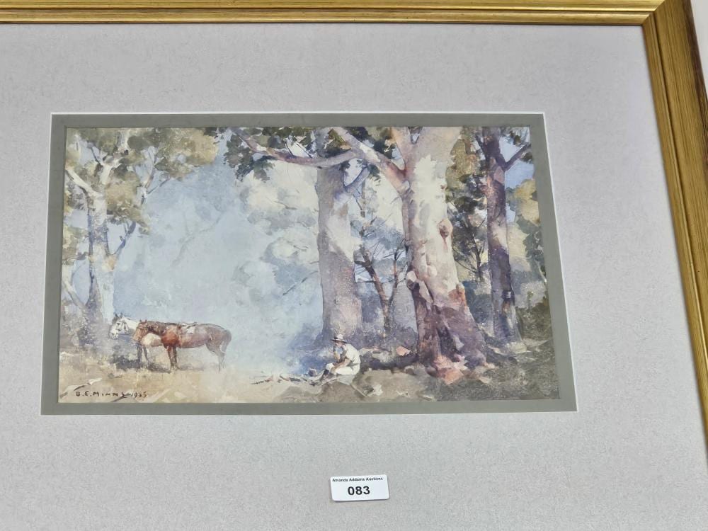 B. E. Minns comparable auction result: benjamin edwin minns australian 1863 1937 resti