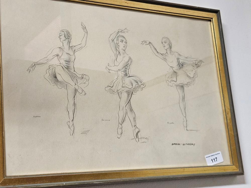 Daryl Lindsay comparable auction result: daryl lindsay australian 1889 1976 ballerina s