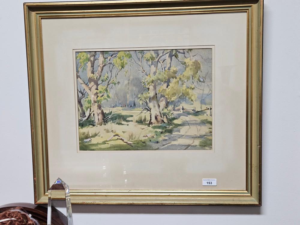 Ernest Vogel comparable auction result: ernest vogel australia 1909 1993 bush track he
