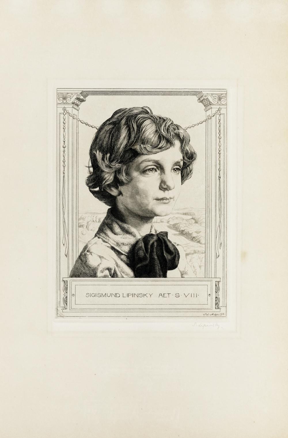 Sigmund Lipinsky comparable auction result: sigmund lipinsky sigismund lipinsky 1916