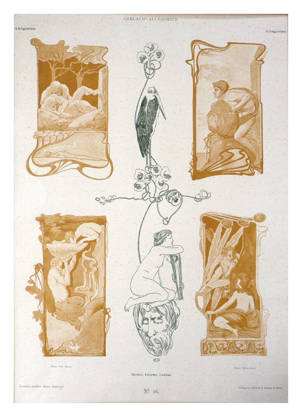 Carl Otto Czeschka comparable auction result: carl otto czeschka wien 1878 hamburg 1960 force thirst love