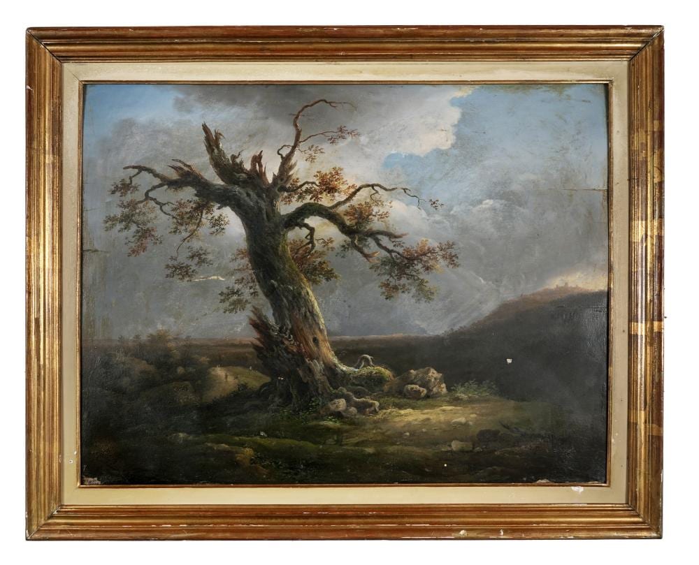 massimo d azeglio paesaggio con albero 1865 · Gonnelli Casa d'Aste · 2025-11-26 Massimo Taparelli d' Azeglio comparable auction result: massimo d azeglio paesaggio con albero 1865