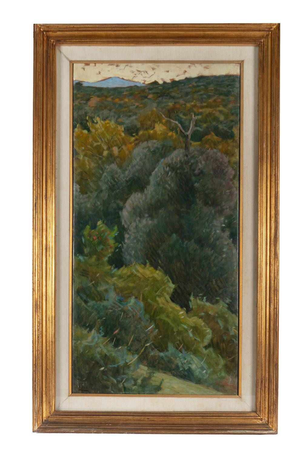 Luigi Gioli comparable auction result: luigi gioli paesaggio boschivo