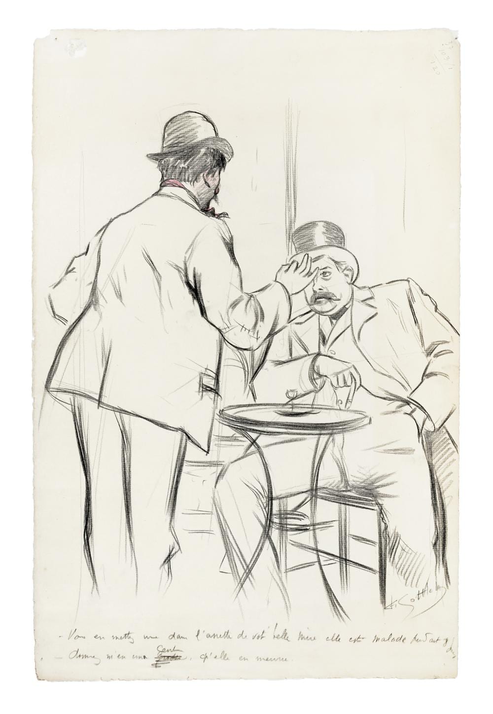 Fernand Louis Gottlob comparable auction result: fernand louis gottlob vignetta