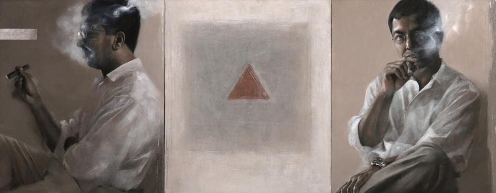 Ahmad Zakii Anwar comparable auction result: ahmad zakii anwar b 1955 smokers series 2000s