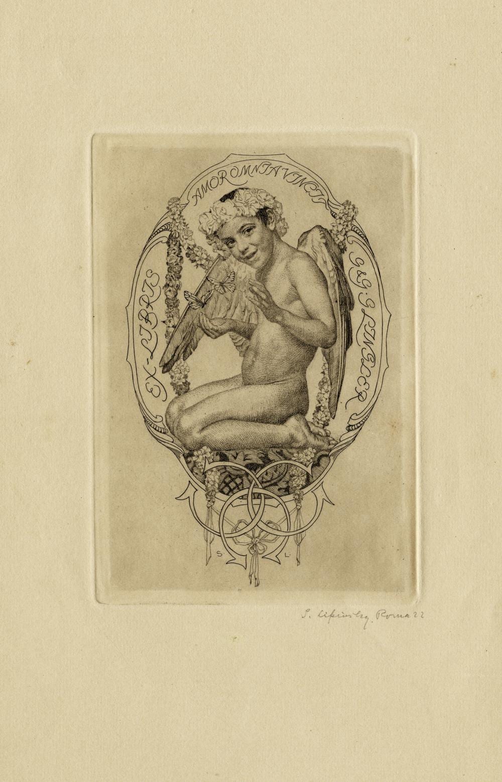 Sigmund Lipinsky comparable auction result: sigmund lipinsky lotto composto di 3 incisioni 1922 25
