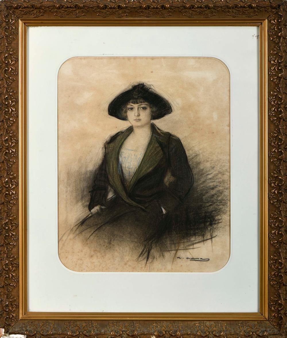Ramon Casas comparable auction result: ramon casas 1866 1932