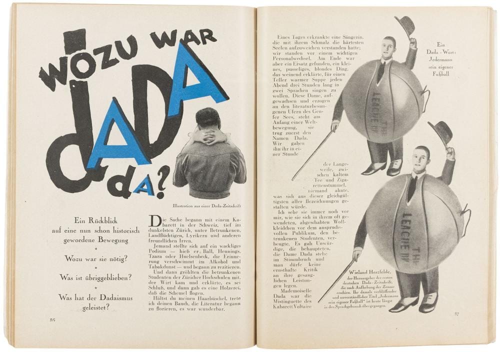 Daniel Dávila Helmer comparable auction result: dada huelsenbeck richard wozu war dada da ein r ckblick auf eine nun schon histor