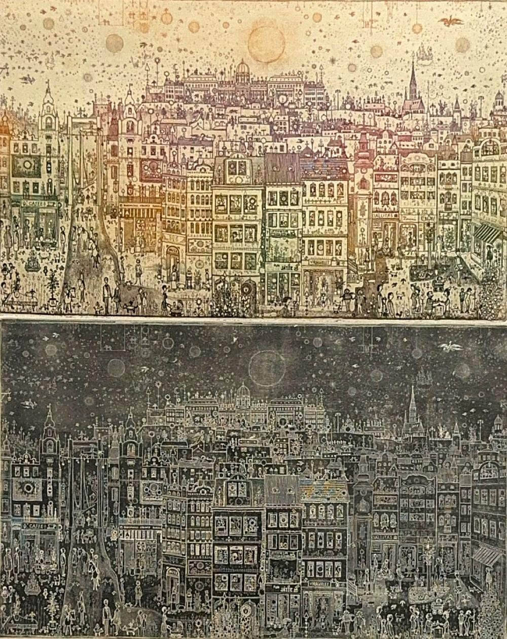 Arnold Gross comparable auction result: arnold gross 1929 2015 the city of blue dreams