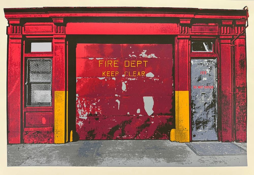 Gerd Winner comparable auction result: gerd winner born 1936 fire dept keep clear