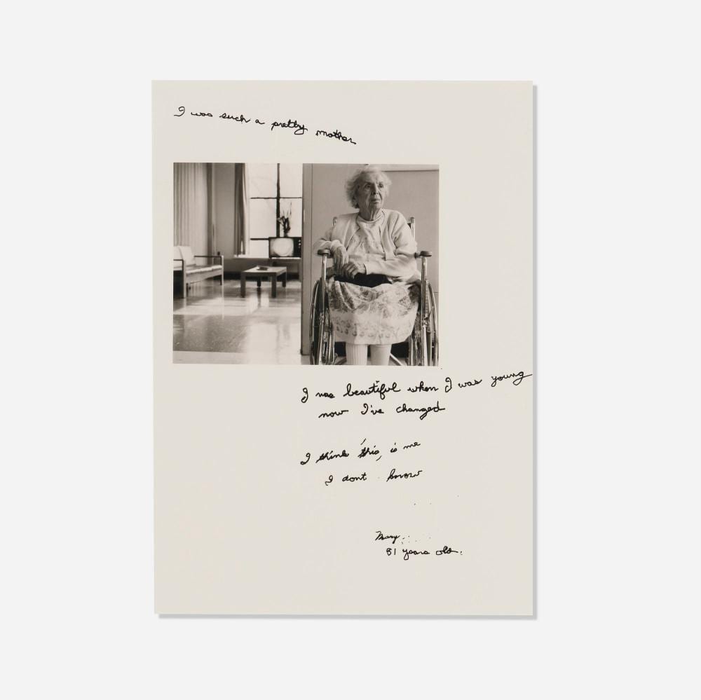 Jim Goldberg comparable auction result: jim goldberg untitled from nursing home series