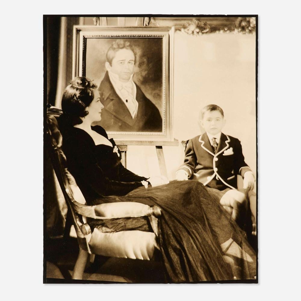 Baron Adolf De Meyer comparable auction result: baron adolf de meyer mrs edward g robinson son