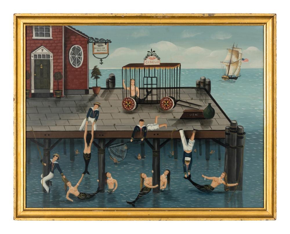 Ralph Cahoon comparable auction result: ralph cahoon american 1910 1982 seaman s bethel