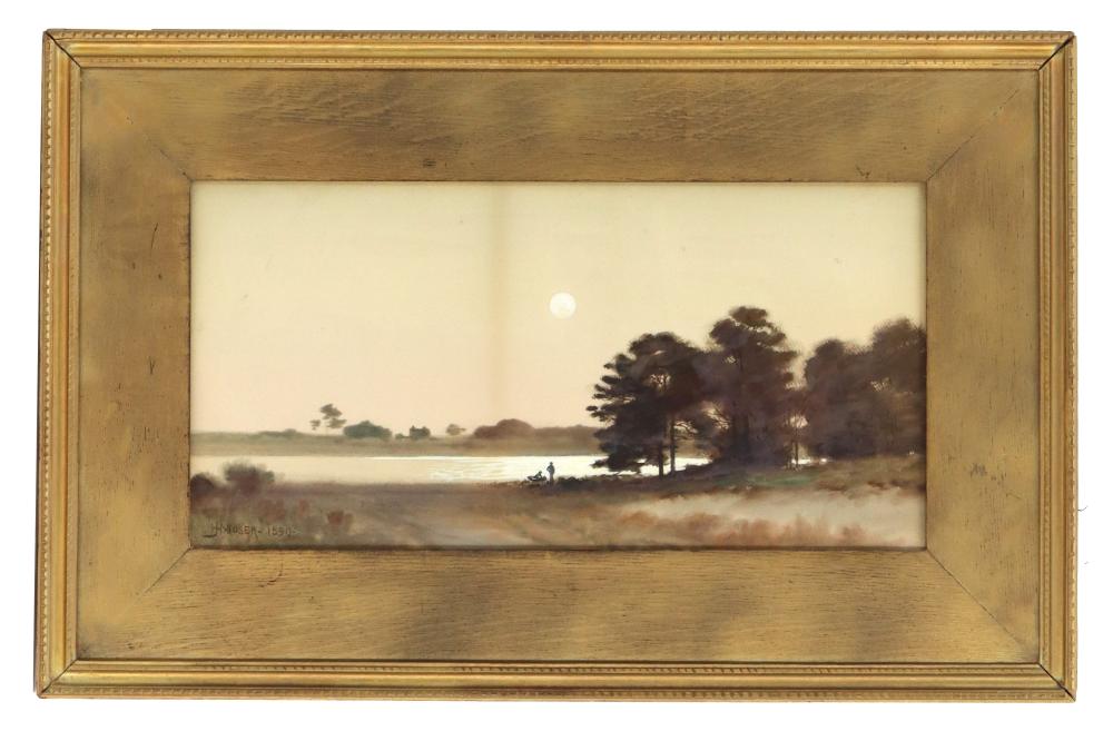 James Henry Moser comparable auction result: james henry moser 1854 1913 american watercolor