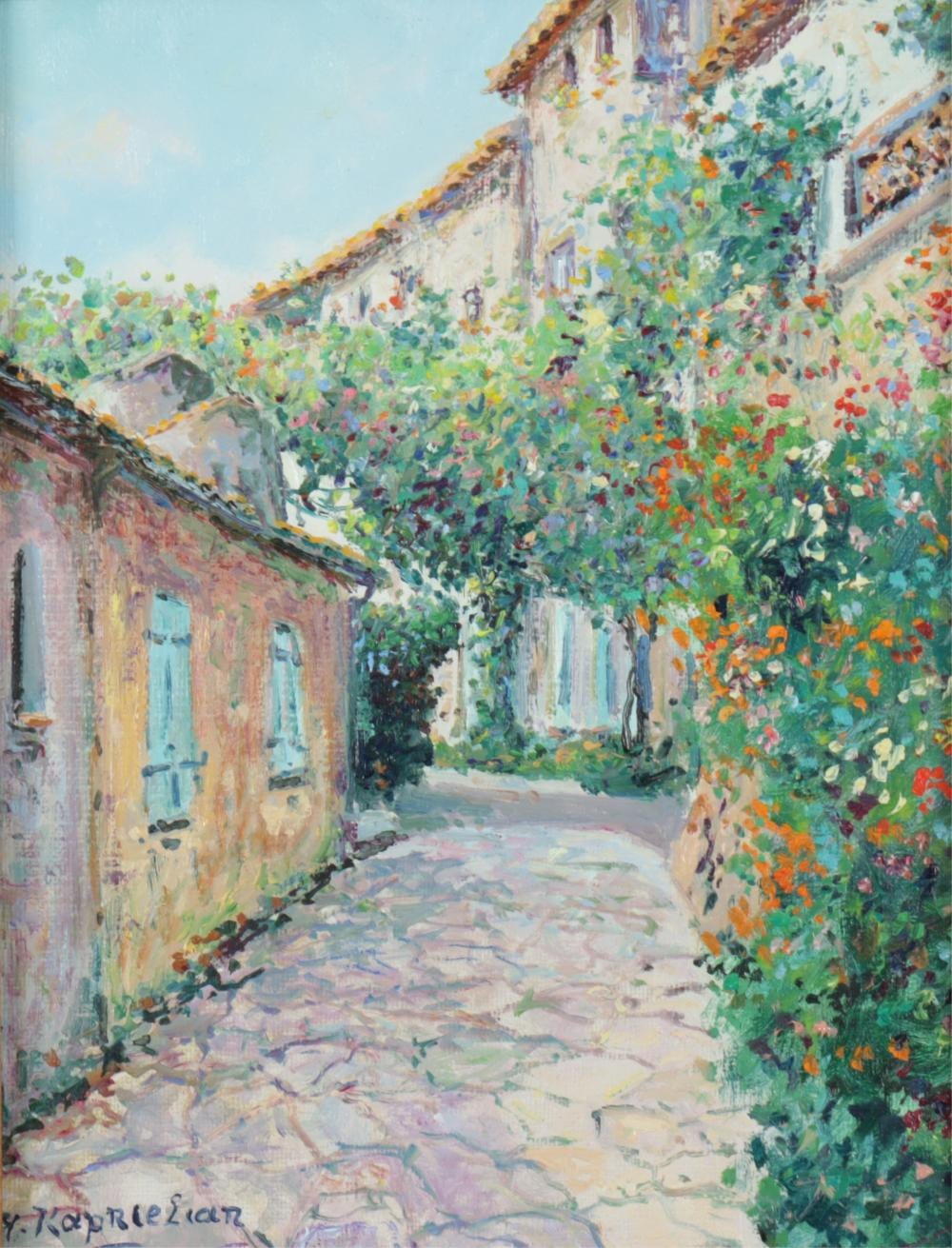 Yetvart Kaprielian comparable auction result: yetvart kaprielian rue bonaparte o c