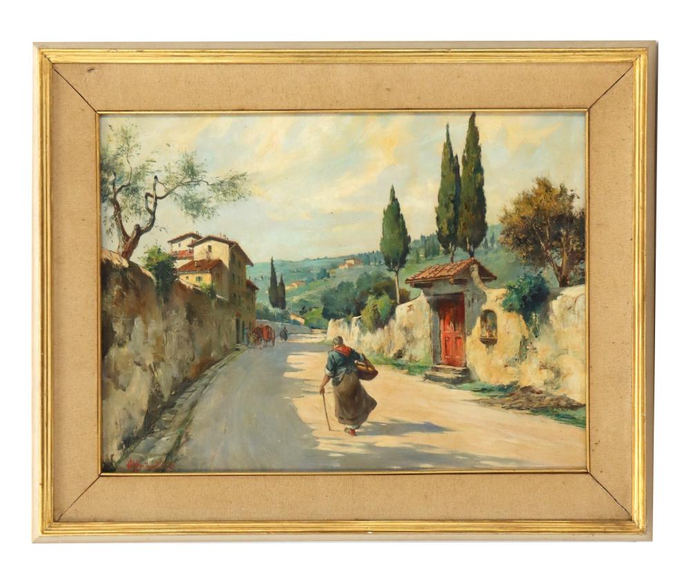 Aldo Affortunati comparable auction result: aldo affortunati 1906 1991 italian oil on canvas