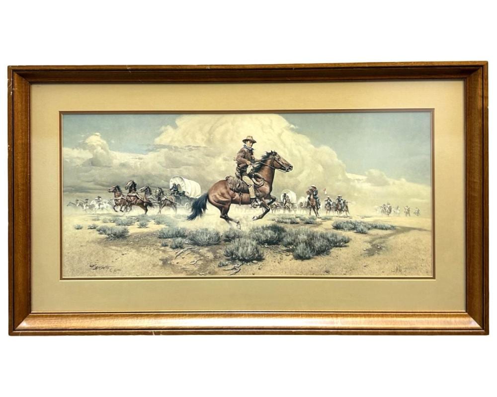 Frank C. McCarthy comparable auction result: signed frank c mccarthy under attack print