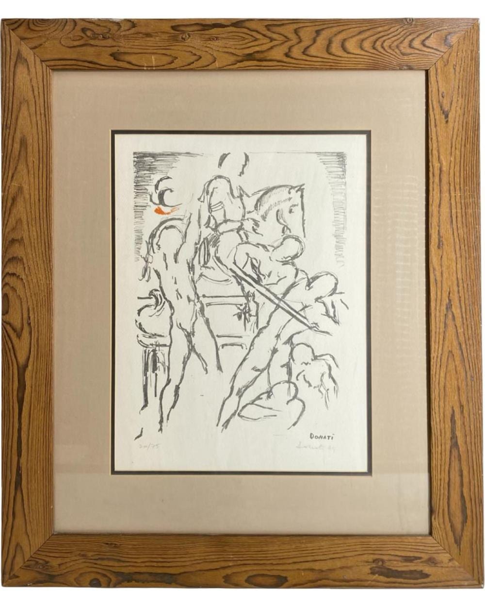 signed lazzaro donati lithograph horse man · Monarch Auction and Estate Services · 2025-11-02 Lazzaro (1926) Donati comparable auction result: signed lazzaro donati lithograph horse man
