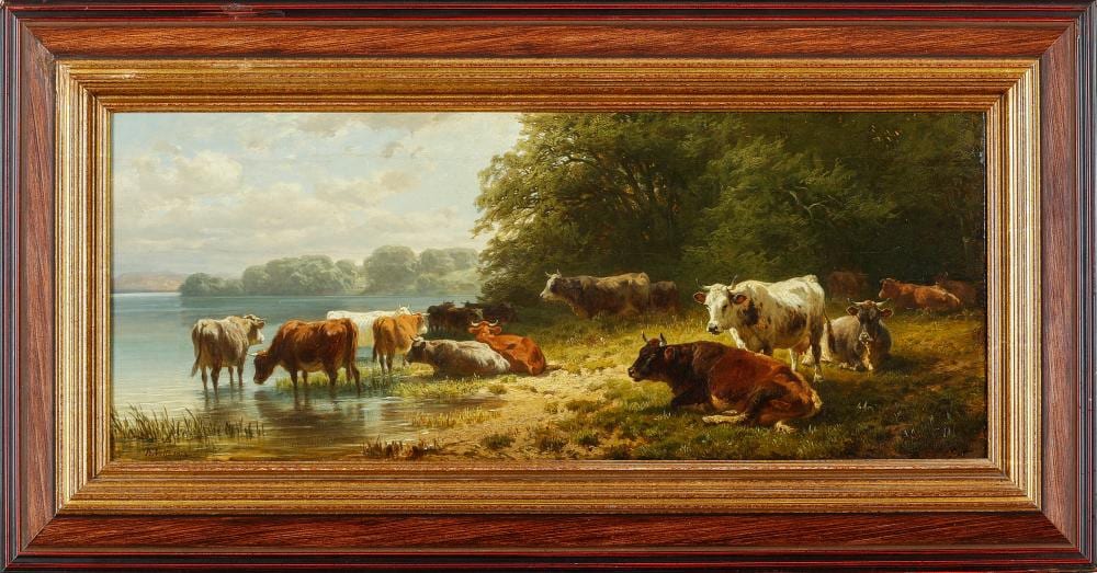 Friedrich Voltz comparable auction result: friedrich voltz l u sig dat 1873