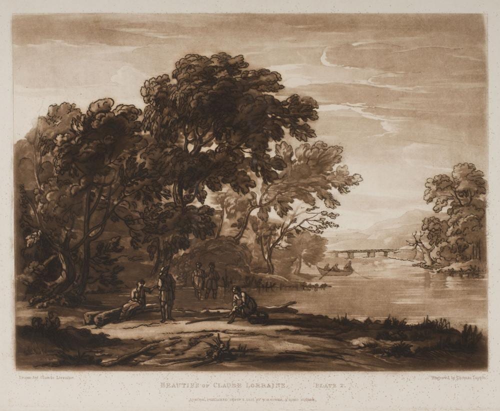 Claude (1632) Lefebvre comparable auction result: claude le lorrain beauties of claude lorraine london published by w b cooke 1825