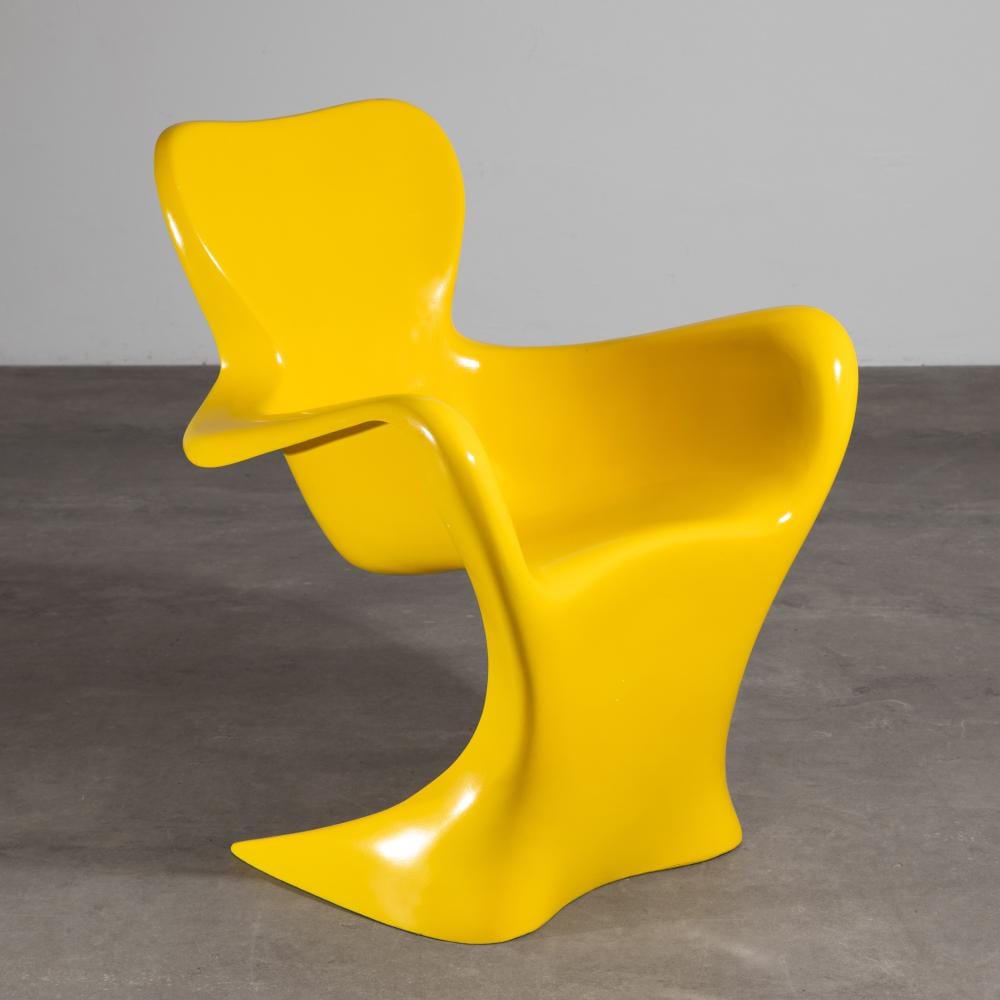 Luigi Colani comparable auction result: luigi colani very rare armchair from a small series
