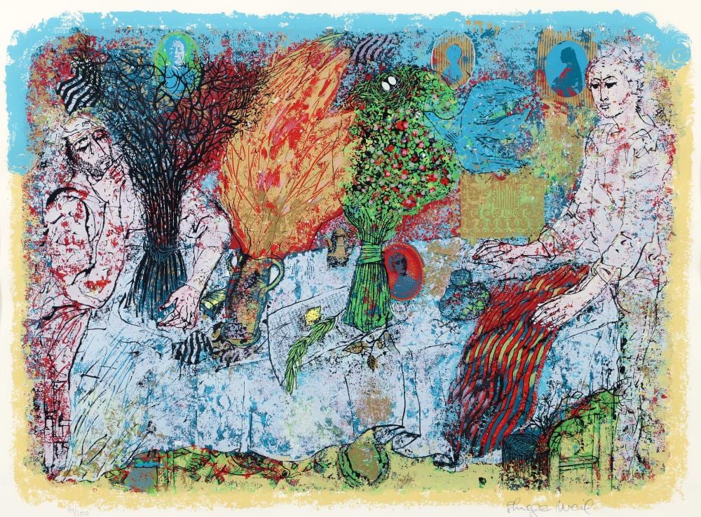 shraga weil 1977 orig serigraph vayehi from legends i · Concept Art Gallery · 2025-11-12 Shraga Weil comparable auction result: shraga weil 1977 orig serigraph vayehi from legends i