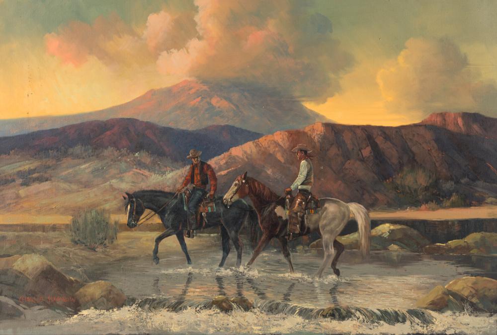 charles damrow american 1916 1989 heading for town · Freeman’s · 2025-11-07 Charles Damrow comparable auction result: charles damrow american 1916 1989 heading for town