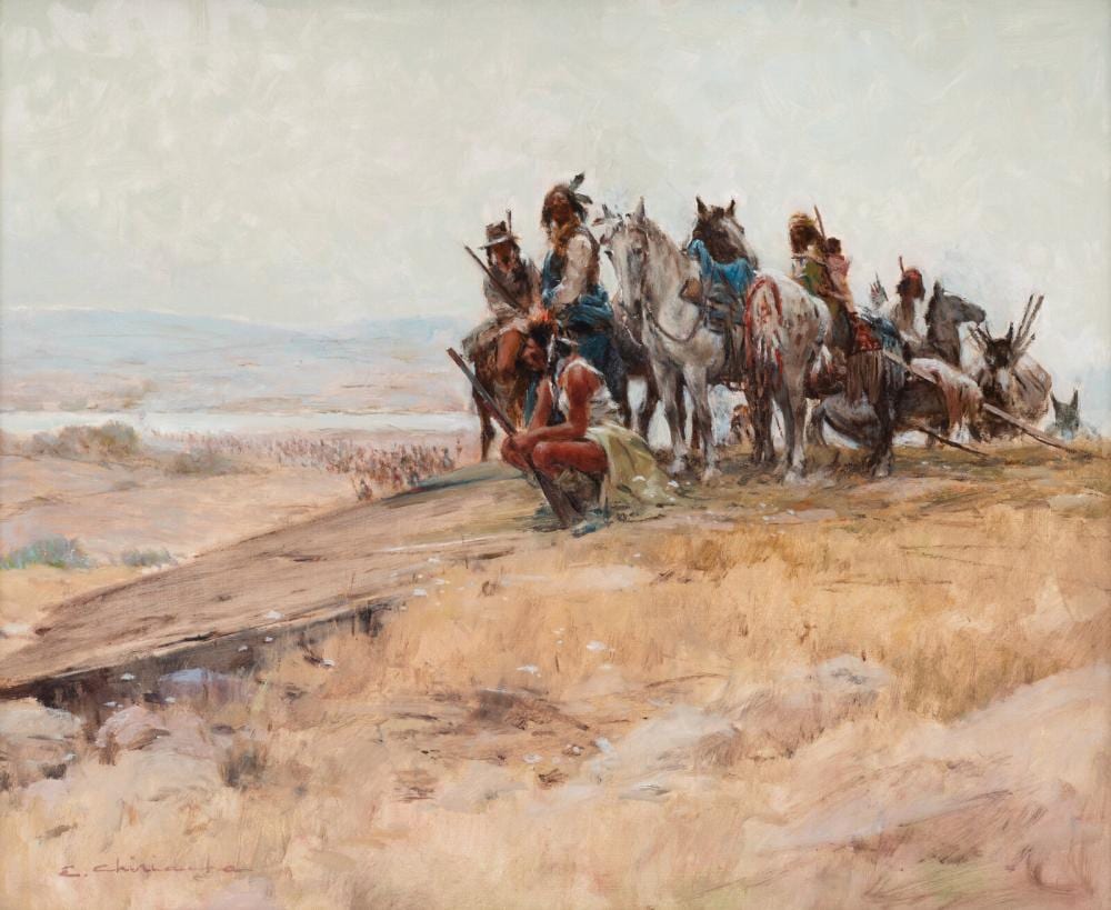 Ernest Chiriacka comparable auction result: ernest chiriacka american 1913 2010 on the run