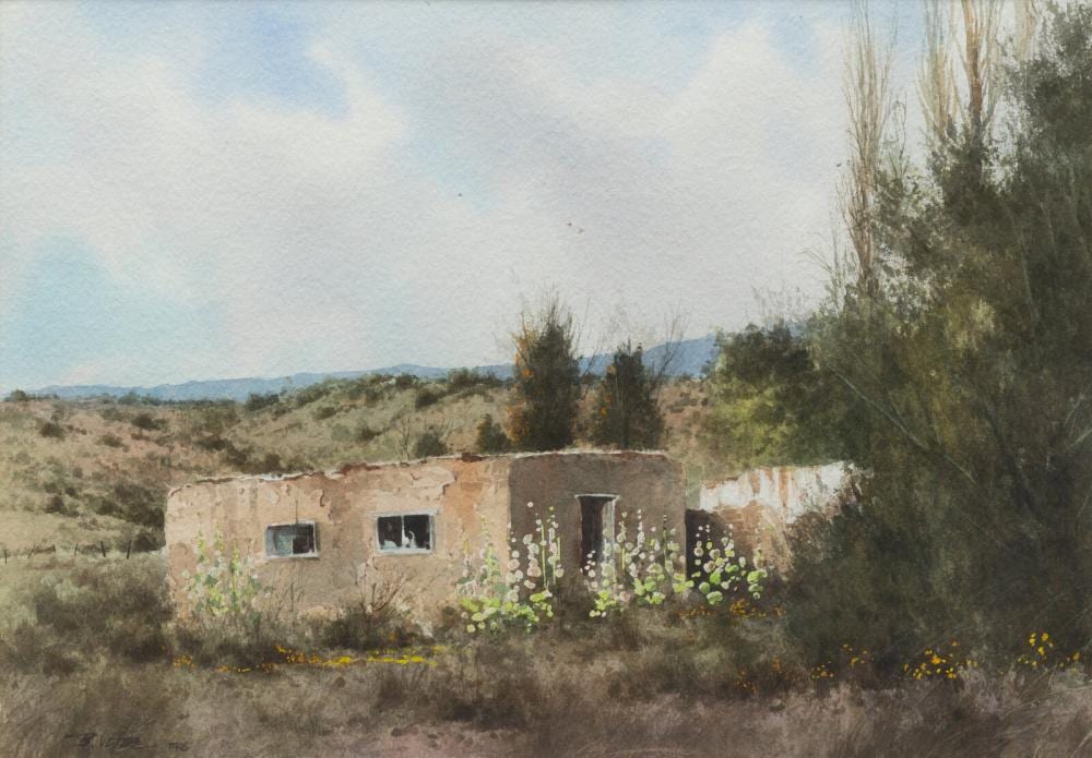 Bernard Vetter comparable auction result: bernard vetter american b 1940 ranchos adobes taos