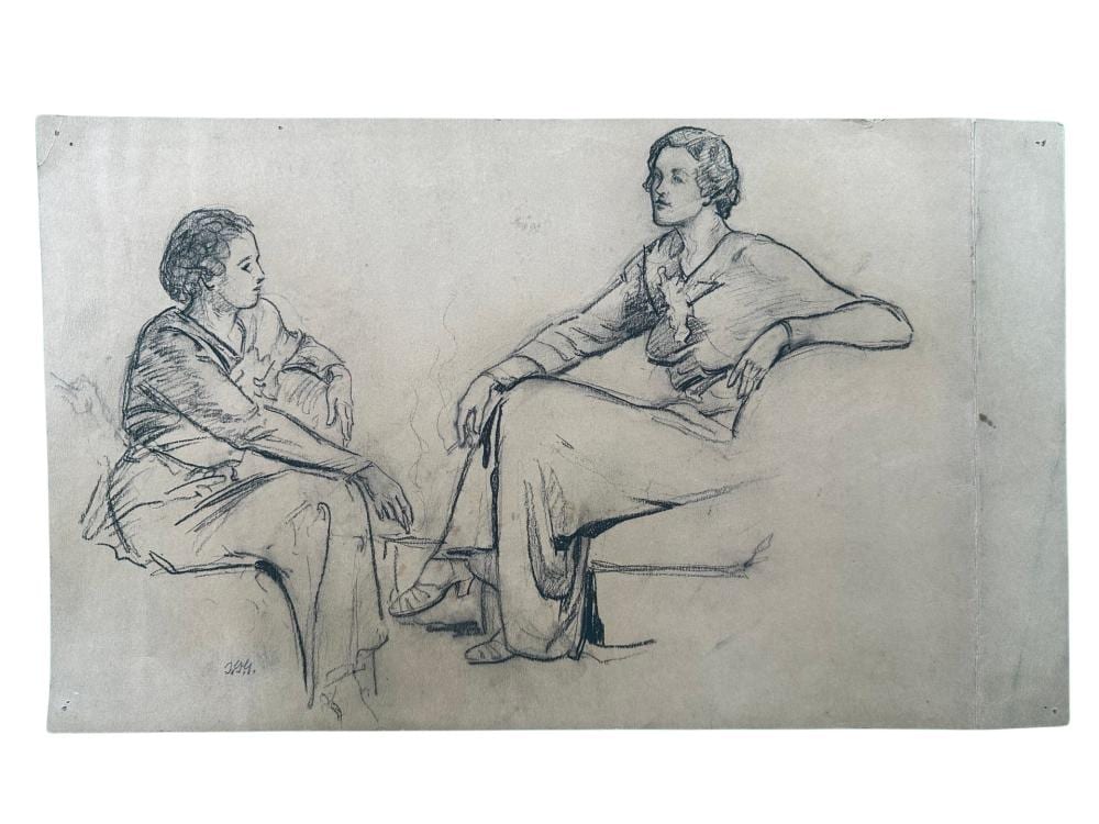 Thomas Garland Greene comparable auction result: thomas garland greene untitled original drawing